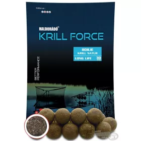   Haldorádó Krill Force Boilie Long Life 30mm Krill Natur Boili de Nădire 700gr