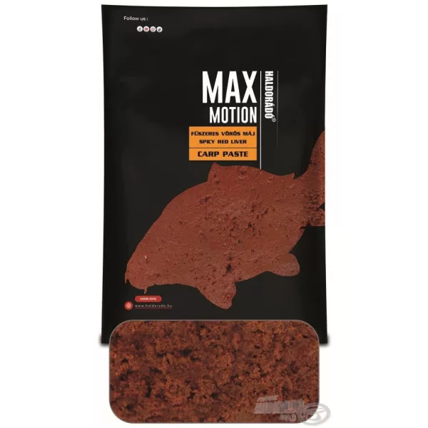 Haldorádó Max Motion Carp Paste Ficat Roșu Picant Păstaie 600gr