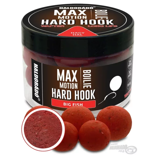Haldorádó Max Motion Boilie Hard Hook Wafter 24, 30mm Pește Mare Boilie de cârlig 150gr