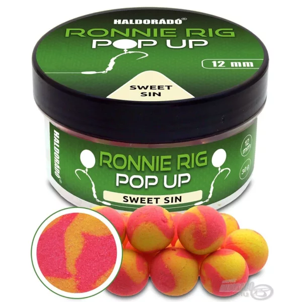 Haldorádó Ronnie Rig Pop Up Sweet Sin 12mm Boilie de Momeală 30gr