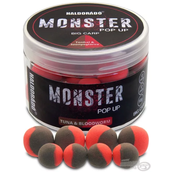 Haldorádó Monster Pop Up Big Carp Ton și Larvă de Țânțar 13-17mm Pop Up 50gr