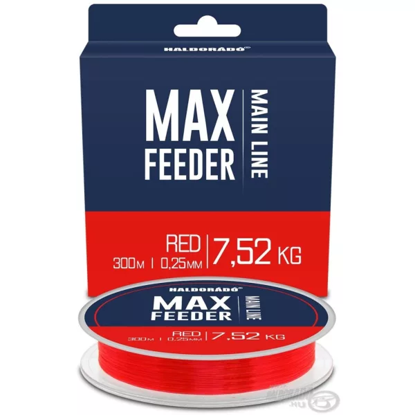 Haldorádó Max Feeder Red 0,25mm 300m Fir Monofil Principal