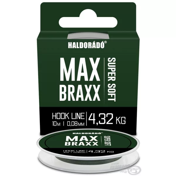 Haldorádó Max Braxx Super Soft Hook Line 0,08mm 10m Forfac Împletit