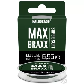  Haldorádó Max Braxx Super Soft Hook Line 0,12mm 10m Fir împletit pentru forfac