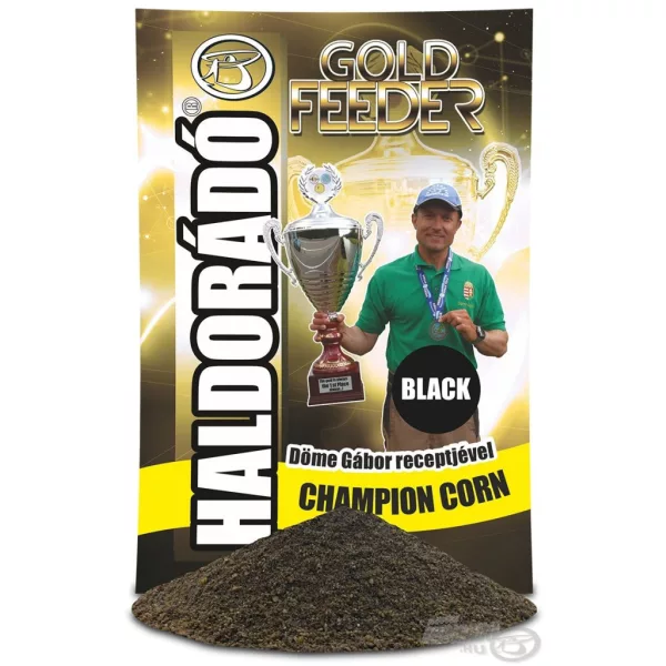 Haldorádó Gold Feeder Champion Corn Nadă Neagră 1kg