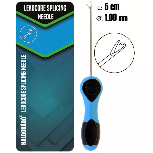 Haldorádó Leadcore Splicing Needle 5x1cm Szuper Vékony Csappantyús Fűzőtű