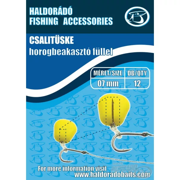 Haldorádó Vârf de momeală cu ureche de prindere a cârligului 7 mm