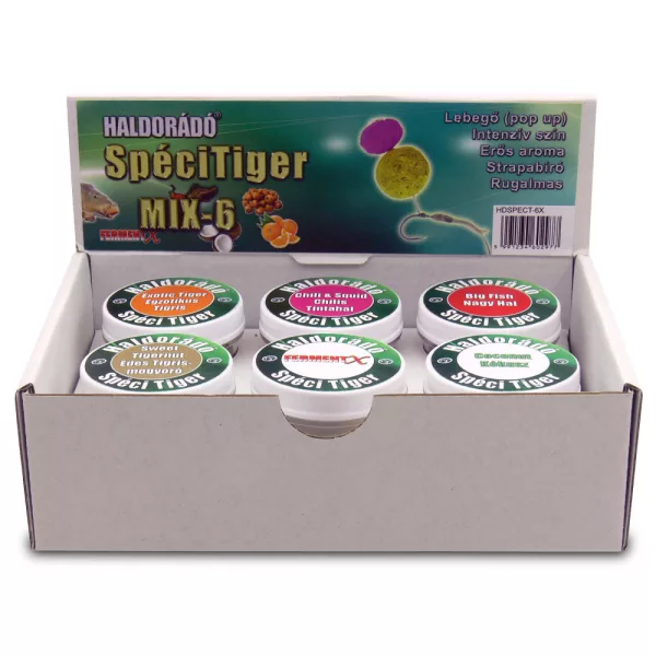 Haldorádó SpéciTiger Mixt 8-8 buc/borcan 15mm tigernut de cauciuc