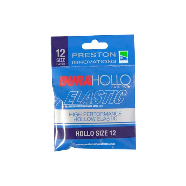 Preston Dura Hollo Elastic Size 12 Elastic pentru Ruletă