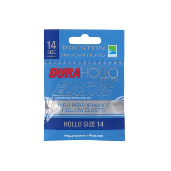 Preston Dura Hollo Elastic Size 14 Elastic pentru Ruletă