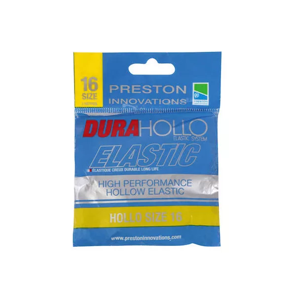 Preston Dura Hollo Elastic Size 16 Elastic pentru Ruletă