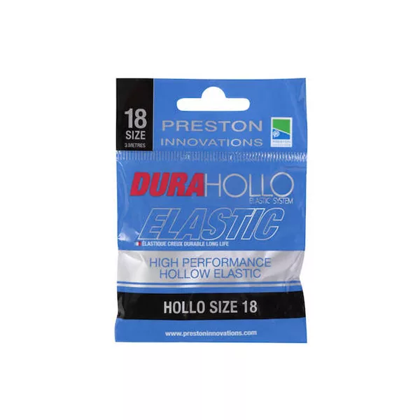 Preston Dura Hollo Elastic Size 18 Elastic pentru Ruletă