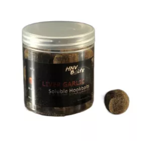   HNV Baits Liver Garlic Soluble Big Balls Hookbaits 30mm Momeală solubilă de cârlig 165gr