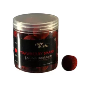   HNV Baits Strawberry Shake Soluble Hookbaits 24mm Momeală de cârlig solubilă 165gr