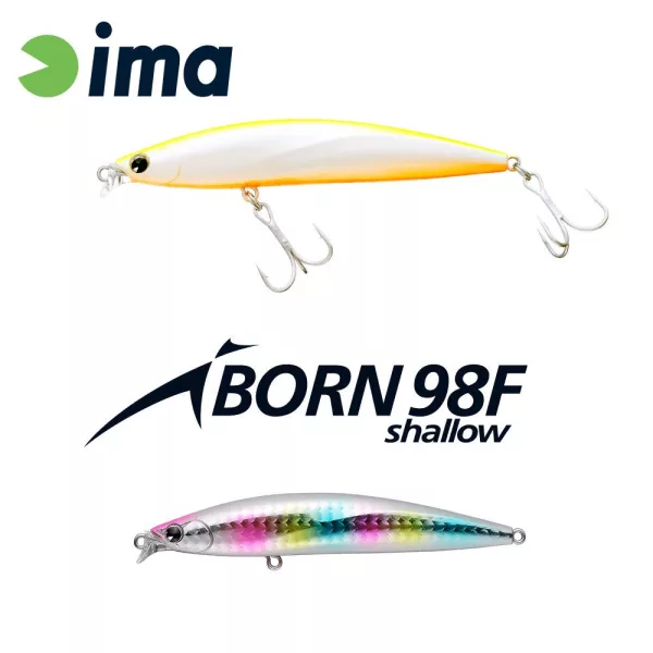 Ima iBorn 98F Shallow 9,8cm 13gr 004 Cotton Candy Wobbler