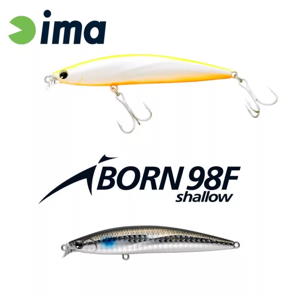 Ima iBorn 98F Shallow 9,8cm 13gr 006 Mullet Wobbler