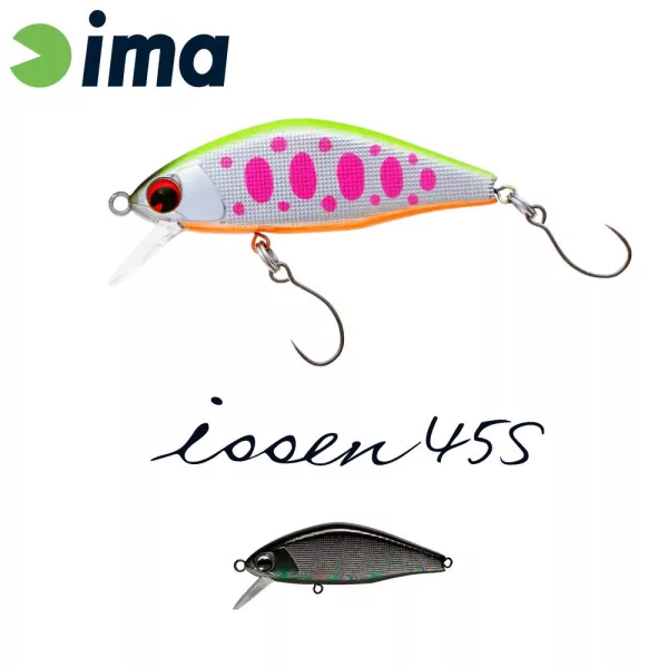Ima Issen 45S 4,5cm 3,7gr 114 Titanium Black Wobbler
