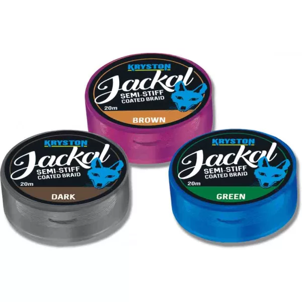 Kriston Jackal Semi-Stiff 20Lbs 20m 0.35mm Maro Fir împletit pentru forfac-Maro
