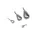 Ottó bácsi Jig rig în formă de pară, 4 g natural (5 buc/pachet)