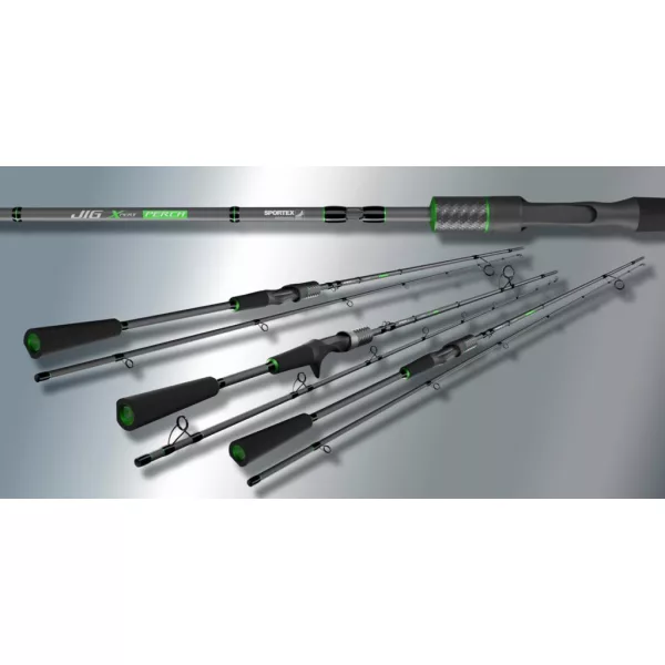 Sportex Jig-Xpert Zander 2,50m 15-45gr 2 Segmente Lansetă de Spinning