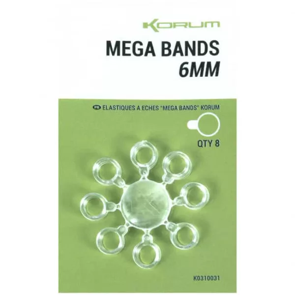 Korum Mega Bands 6mm Inel pentru pelete