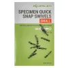 Korum Specimen Quick Snap Swivels Small Vârtej