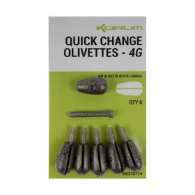  Korum Quick Change Olivettes Plumb pentru plutitor cu schimbare rapidă 5gr