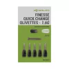 Korum Finesse Quick Change Olivettes Greutate Plută cu Schimbare Rapidă 1,6g