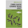 Korum Camo Quick Change Bead Bolt Mărgea cu Conector Rapid