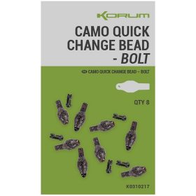 Korum Camo Quick Change Bead Bolt Mărgea cu Conector Rapid