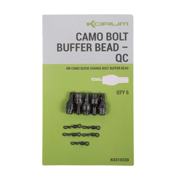 Korum Camo Bolt Buffer Bead QC Vârtej 10 bucăți