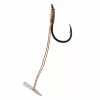 Korum Quickstop Hook Hairs 10 Cârlig Prelegat Monofil cu Barbetă și Ochi 4buc