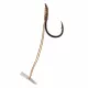 Korum Quickstop Hook Hairs 10 Cârlig Prelegat Monofil cu Barbetă și Ochi 4buc