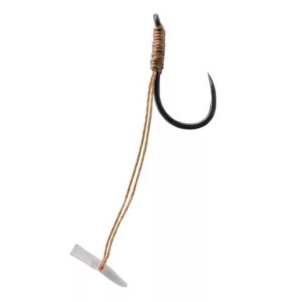 Korum Quickstop Hook Hairs 10 Cârlig Prelegat Monofil Fără Barbetă cu Ochi 4buc