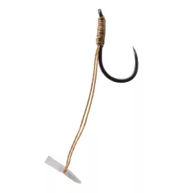  Korum Quickstop Hook Hairs 14 Cârlige Monofil Pre-legate cu Ochet, Fără Barbă 4buc