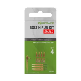  Korum Smokescreen Bolt N Run Kit Small Kit Monturi Finale 4buc