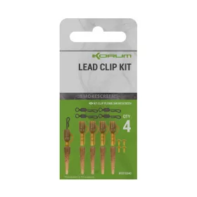 Korum Smokescreen Lead Clip Kit 4buc