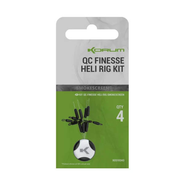 Korum Smokescreen QC Finesse Heli Rig Kit 4buc