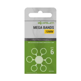 Korum Smokescreen Mega Bands 10mm Inele pentru pelete 6buc