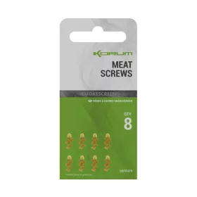   Korum Smokescreen Meat Screws Șuruburi pentru momeală 8 buc.