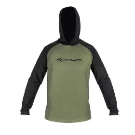   Korum - Dri-active Hooded Longsleeve T-shirt - Tricou cu mânecă lungă - XXL