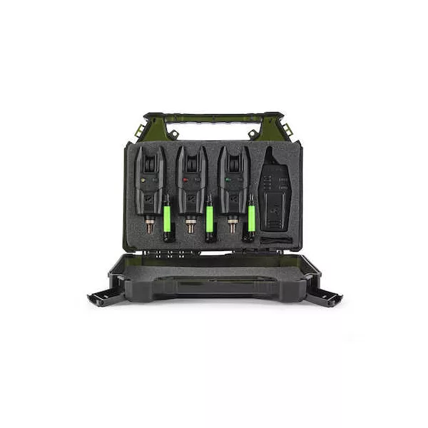 Korum Kbi-r 3-rod Alarm Presentation Set semnalizator electric de mușcătură