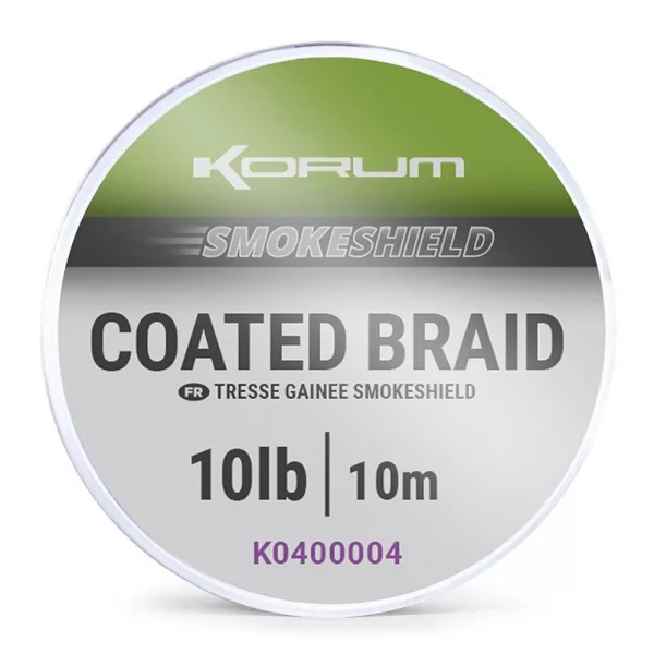 Korum Smokeshield Coated Braid 10lb Fir Împletit pentru Forfac 10m