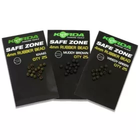   Korda Safe Zone 4mm Rubber Bead Brown - 25 buc - mărgea de cauciuc