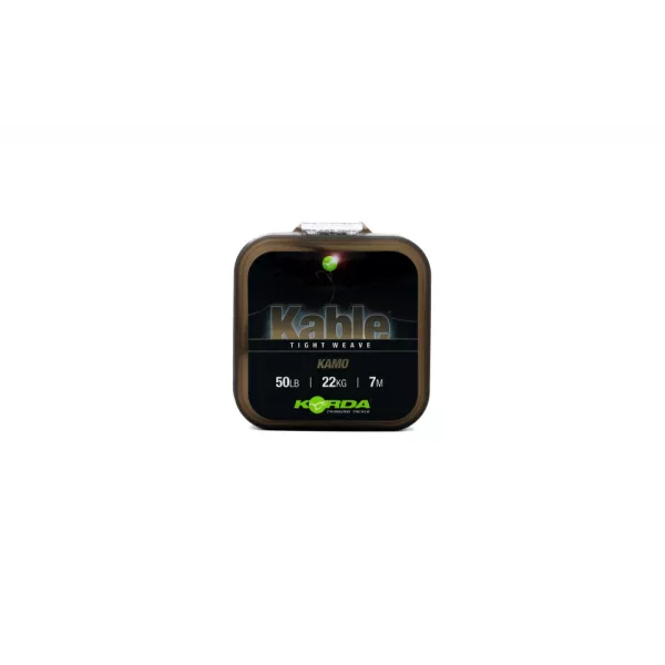 Korda Kable Tight Weave Kamo 7m 22kg Fir leader