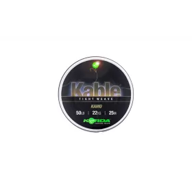 Korda Kable Tight Weave Kamo 25m 22kg Fir leader