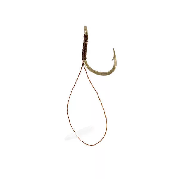 Korum Hook Hairs With Quickstops Barbed Size 6 Cârlig monofilament pre-legat