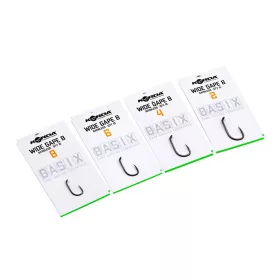   Korda Basix Wide Gape Barbless 2 Cârlig fără barbă, cu ochi, 10buc