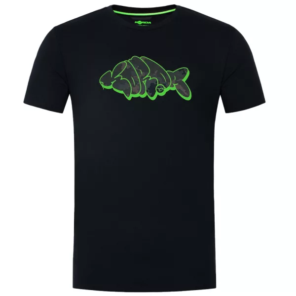 Korda Tricou Negru cu Model XL