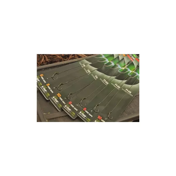 Korda N-Trap DF Rig Size 4 Wide Gape B 30lb- forfac pre-legat pentru boilies